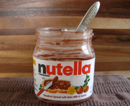 Nutella on a spoon